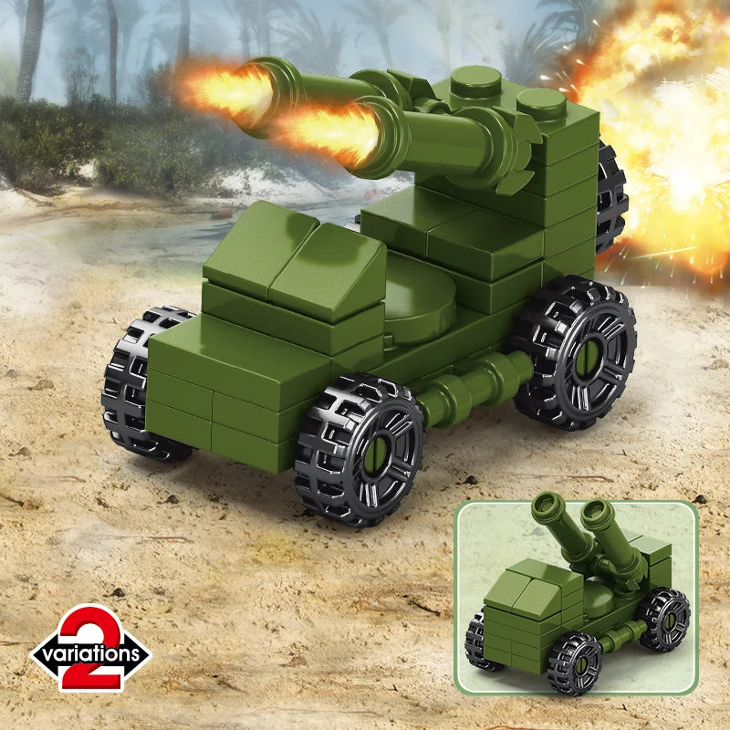Model of a Artillery Tank Building Block .
