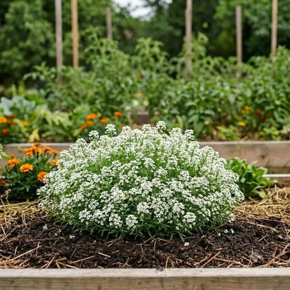 Alyssum Snow White Seeds (50 seeds)