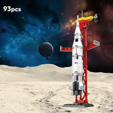 Apollo Space Rocket Building block (1Pc)