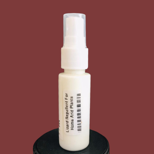 Lizard Repellent For Home And Plants on a black table