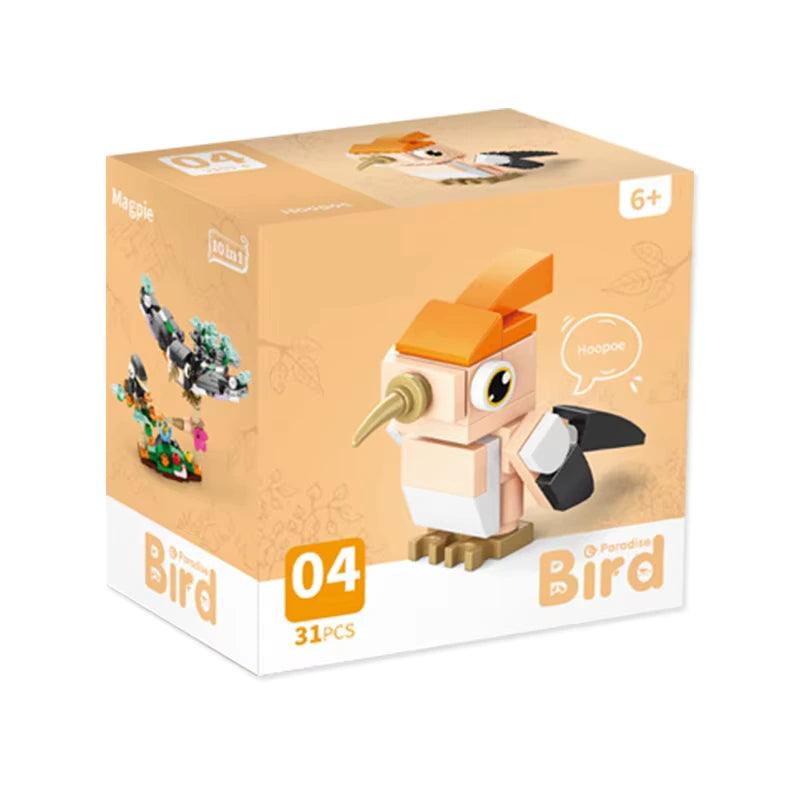 A pack of the Hoopoe Building block set