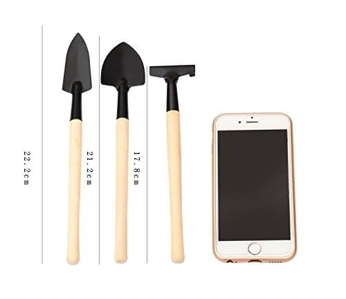 This is an image of Kids Gardening Tools with measurements