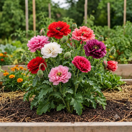 Poppy Double Mix Seeds (30 seeds)