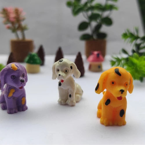A cute Miniature Puppies on a white floor
