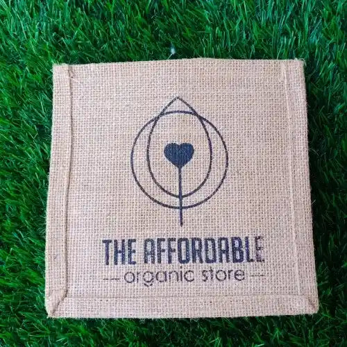 the affordable organic store jute bag