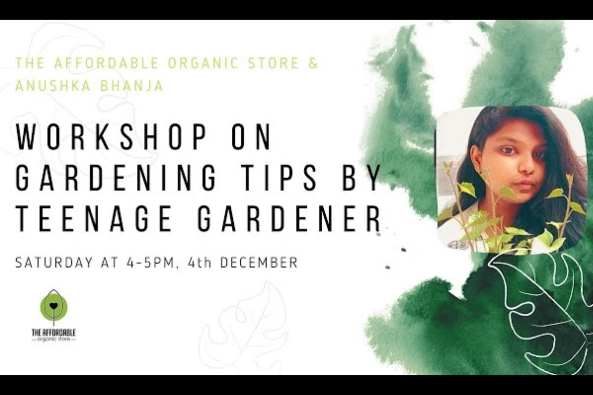 Workshop on Gardening tips by Teenage Gardener