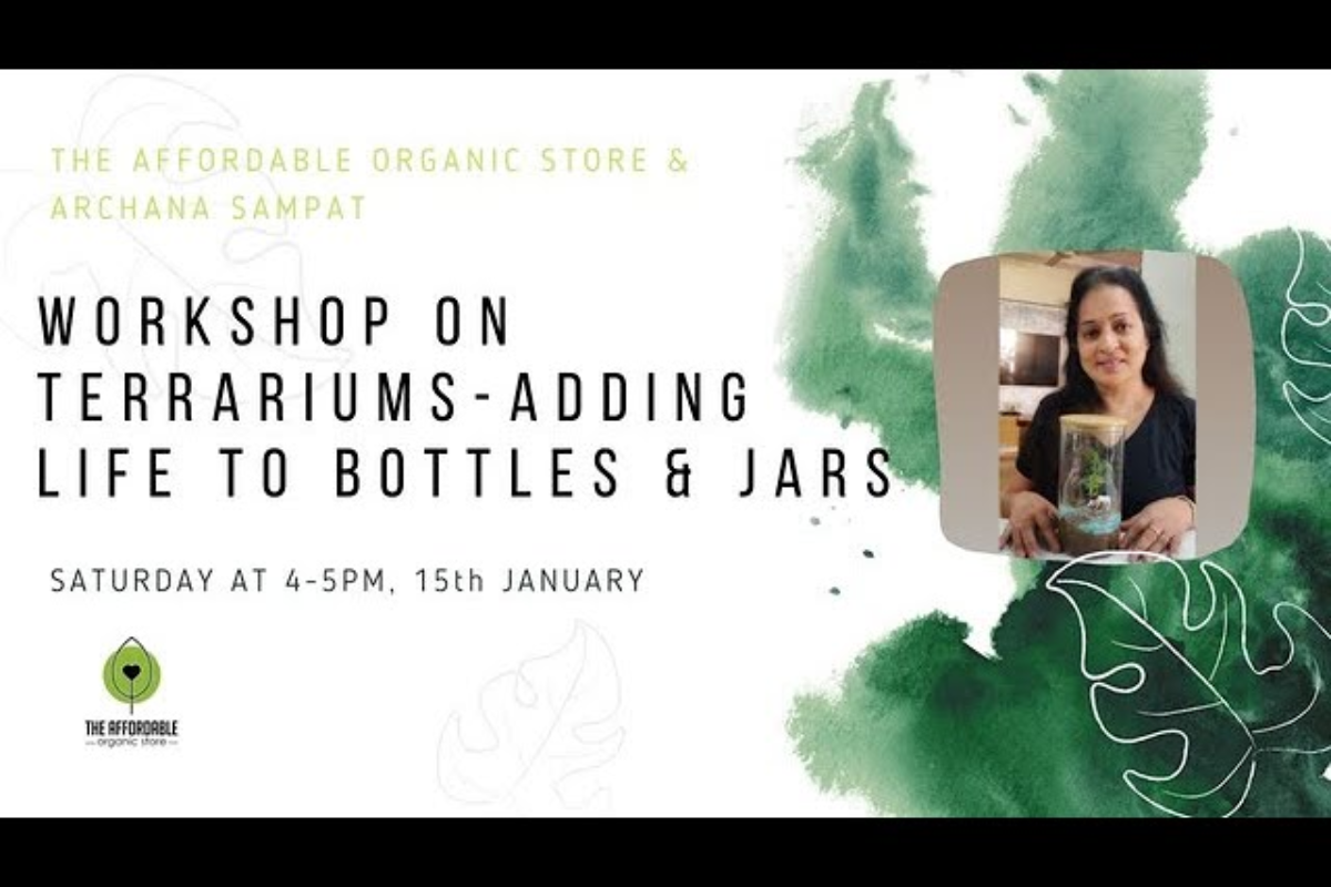 Workshop on Terrariums - Adding Life to Bottles & Jars