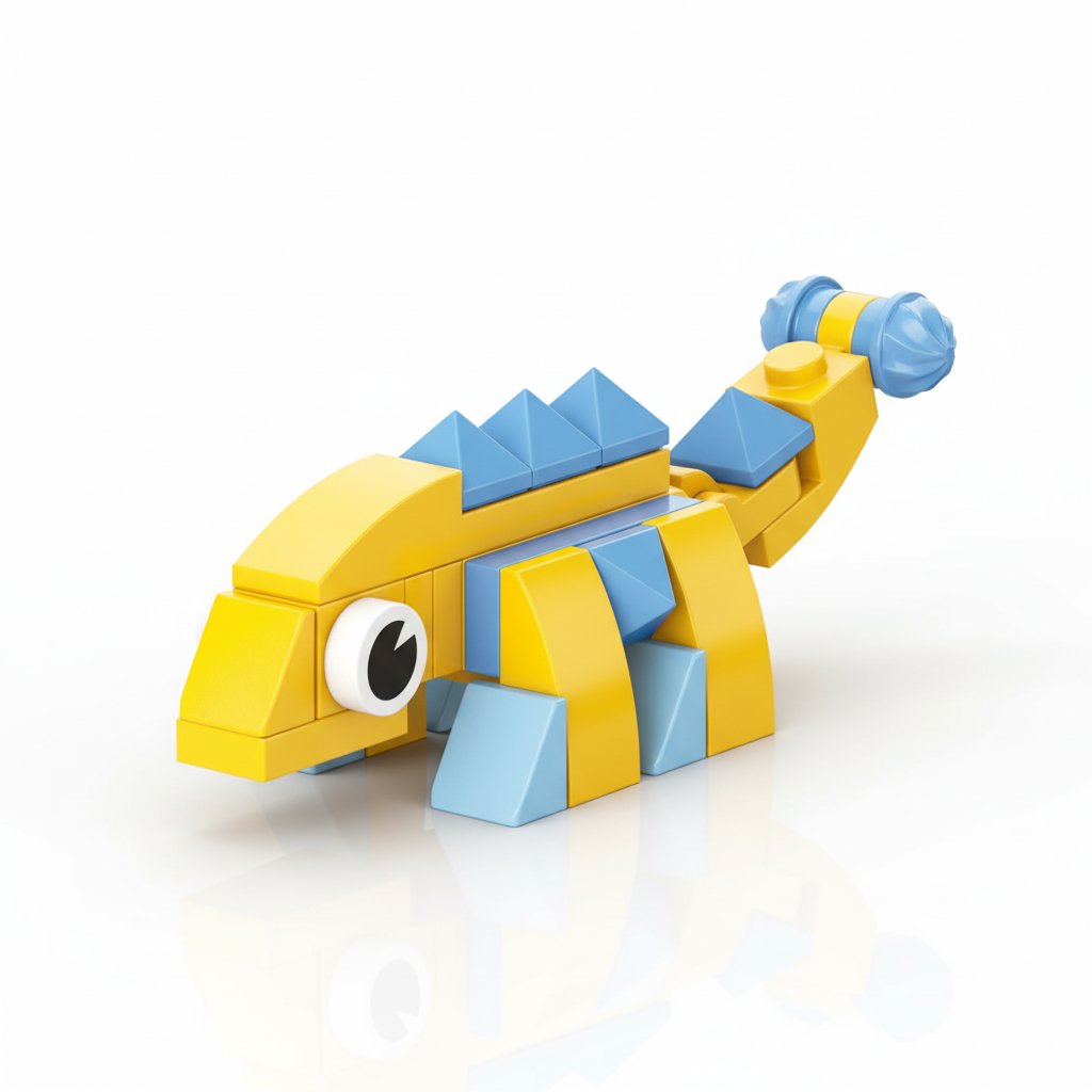 Ankylosaurus Building Block (1Pc)
