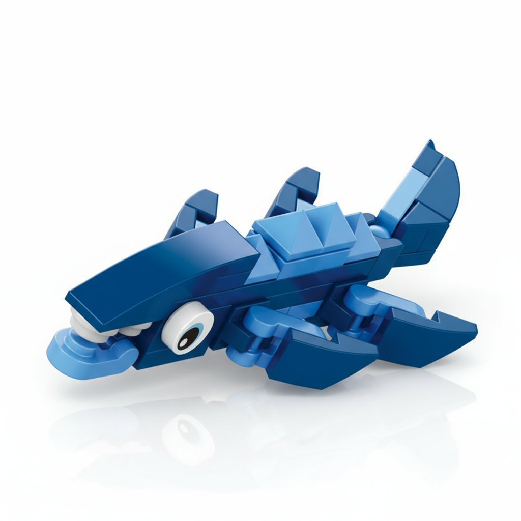 Mosasaurus Building Block (1Pc)