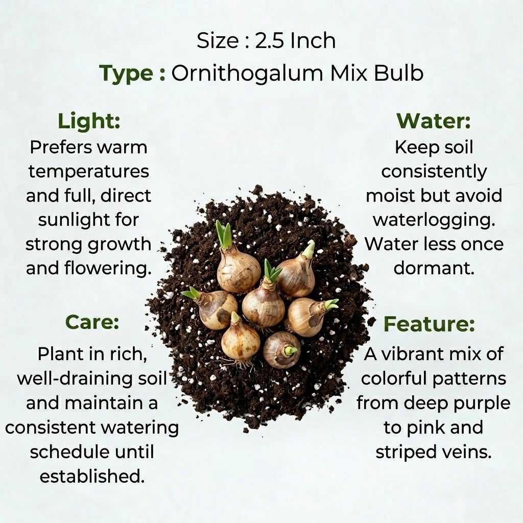 Orinithogalum Mix Flower Bulb (1pc)