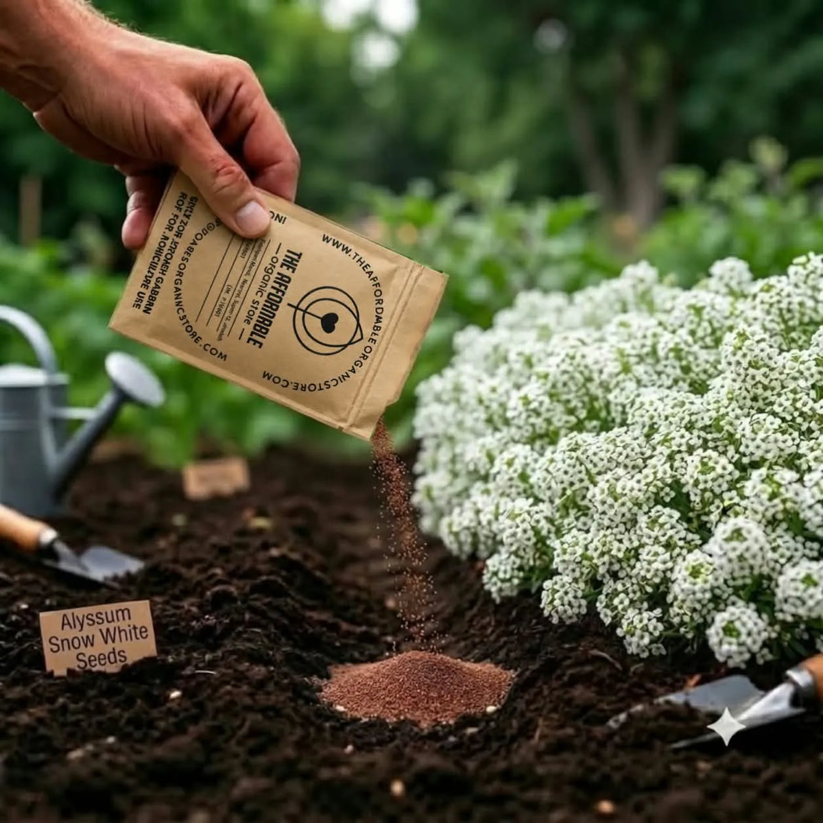 Alyssum Snow White Seeds (50 seeds)
