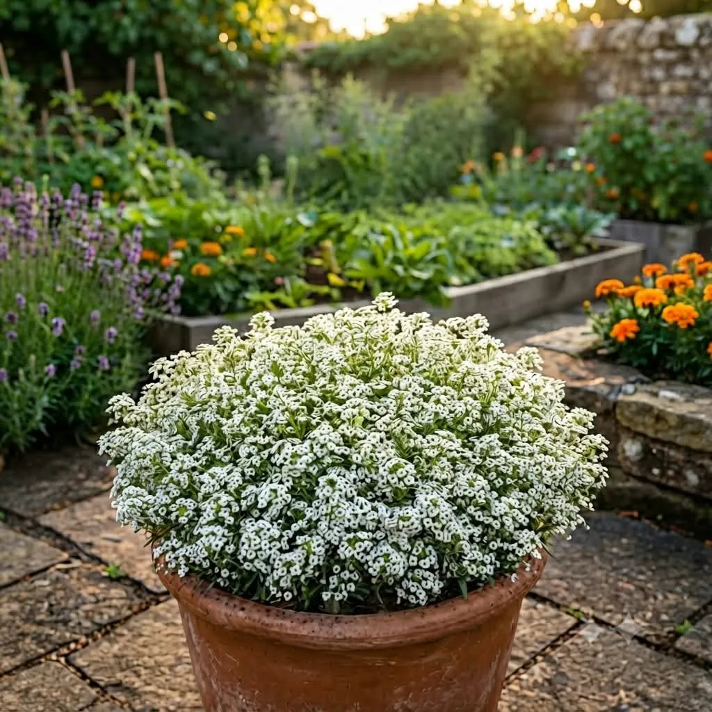 Alyssum Snow White Seeds (50 seeds)