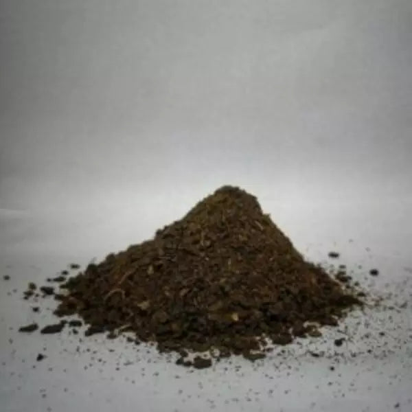 This is an image of finest Neem Cake Powder placed against white background.