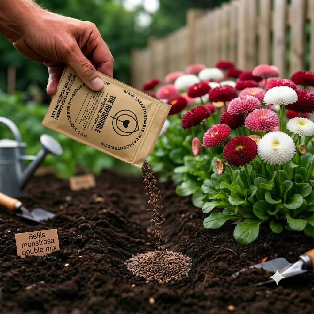 Bellis Monstrosa Double Mix Seeds (100 seeds)