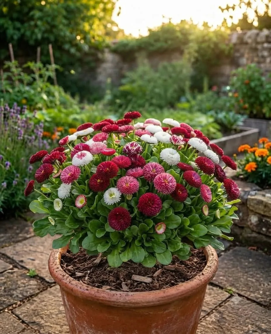 Bellis Monstrosa Double Mix Seeds (100 seeds)