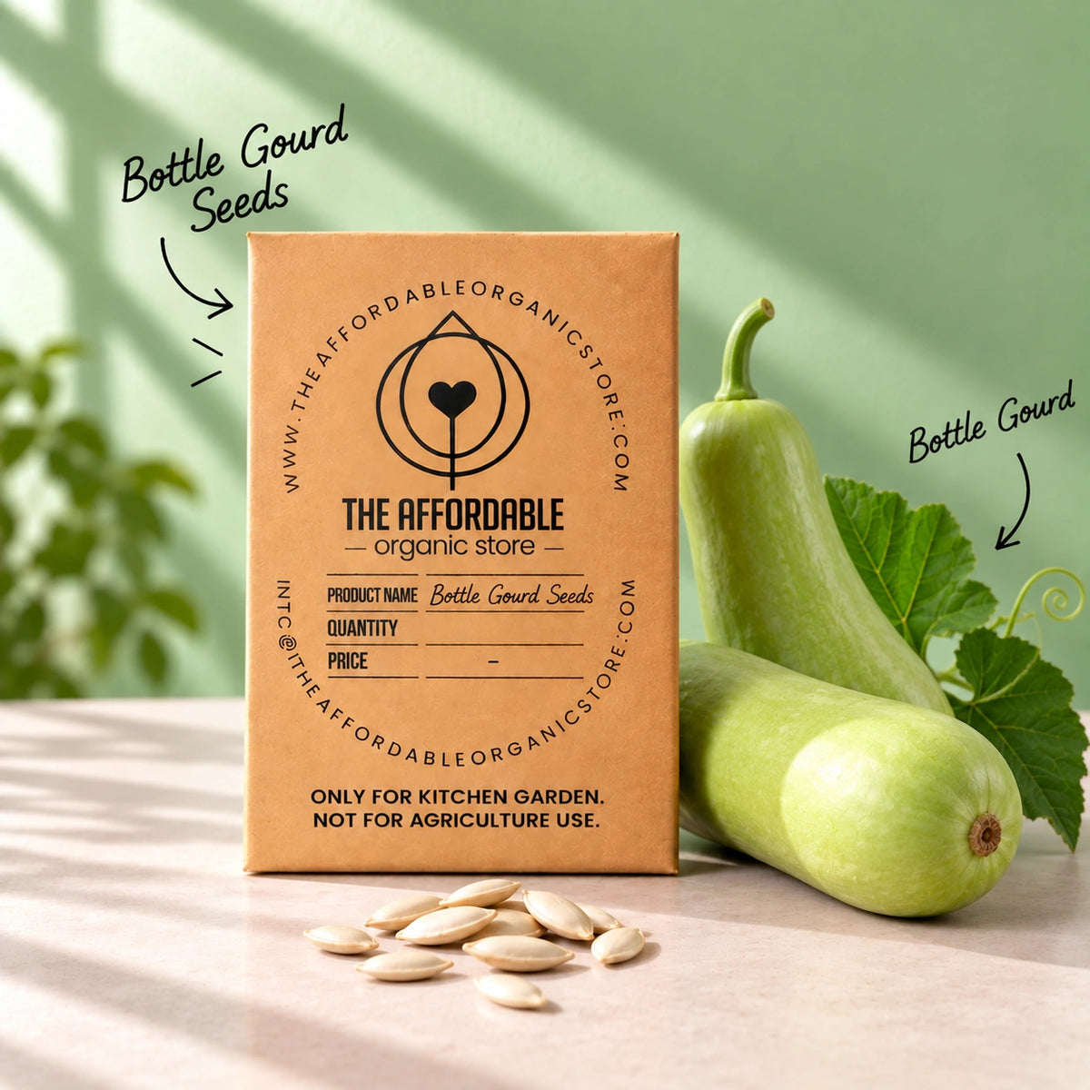 Bottle Gourd Seeds (3 seeds)