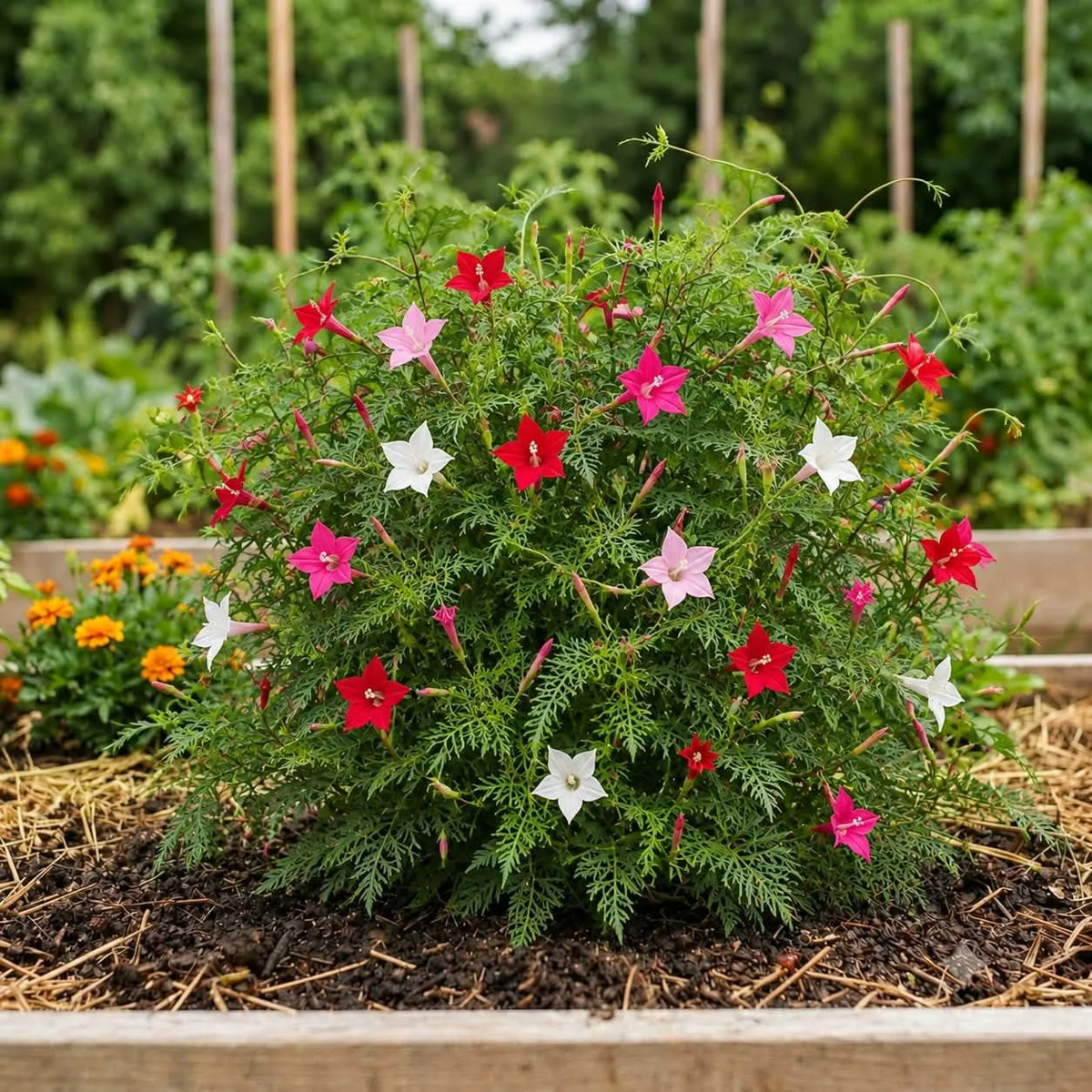 Cypress Vine Mix Color Flower Seeds(3 seeds)