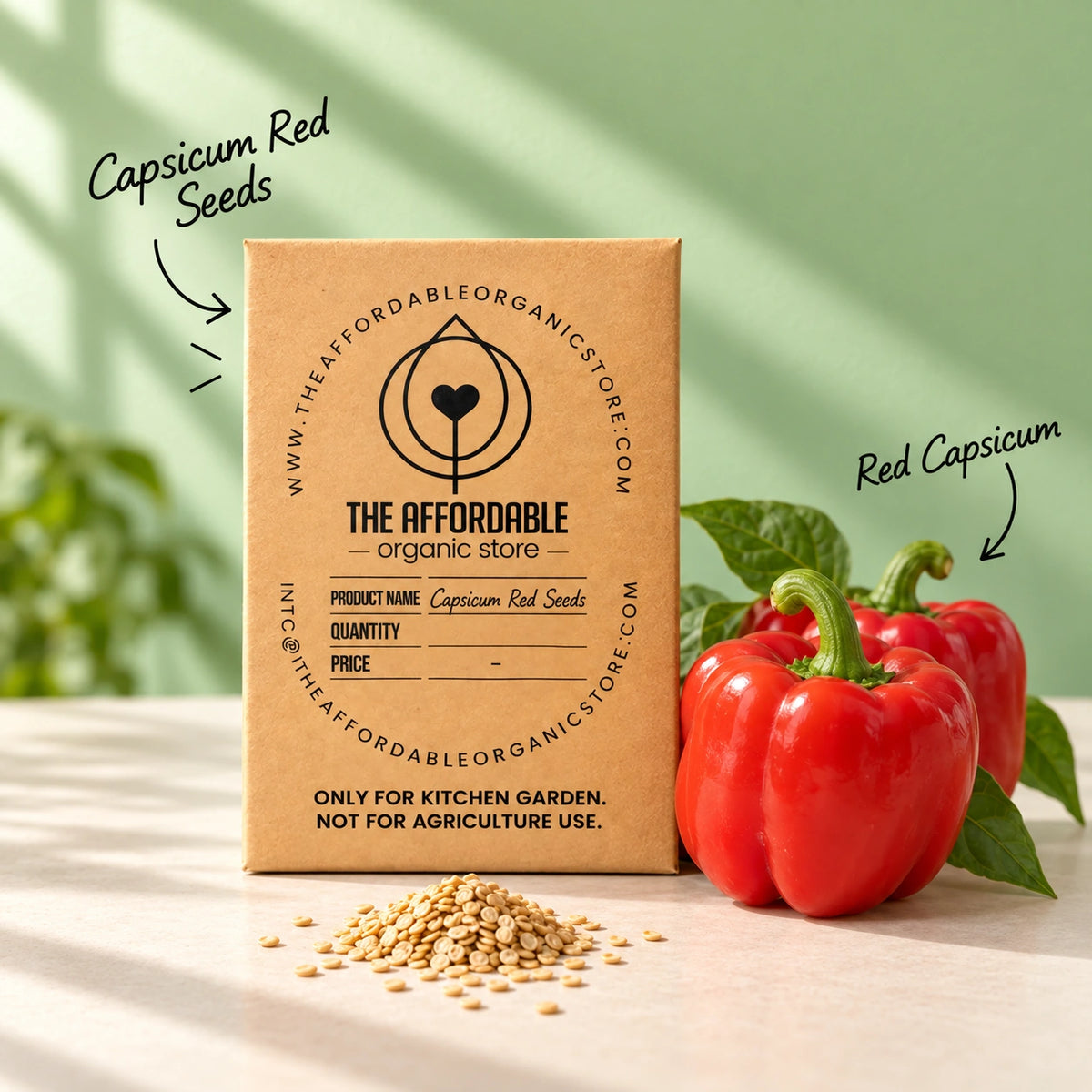 Capsicum Red Seeds (10 seeds)
