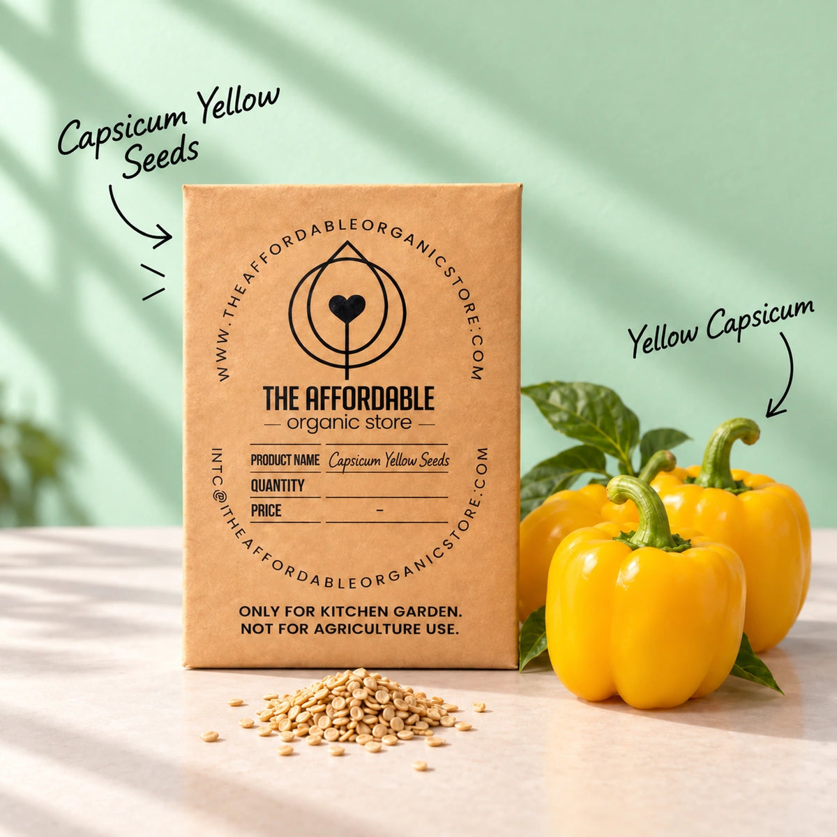 Capsicum Yellow Seeds (10 seeds)