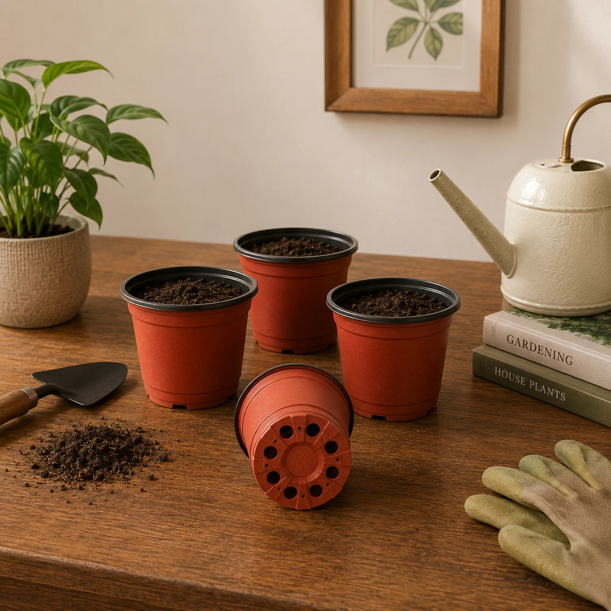 TFP Gardening Pots Set of 3 (Thermoform) (4 inch)