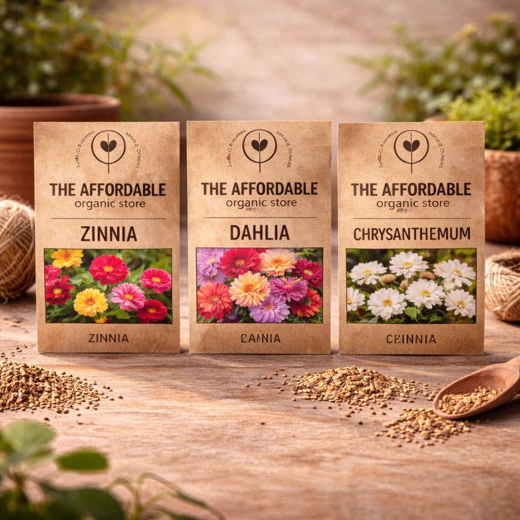 Flower Seed Starter Kit with Cocopeat