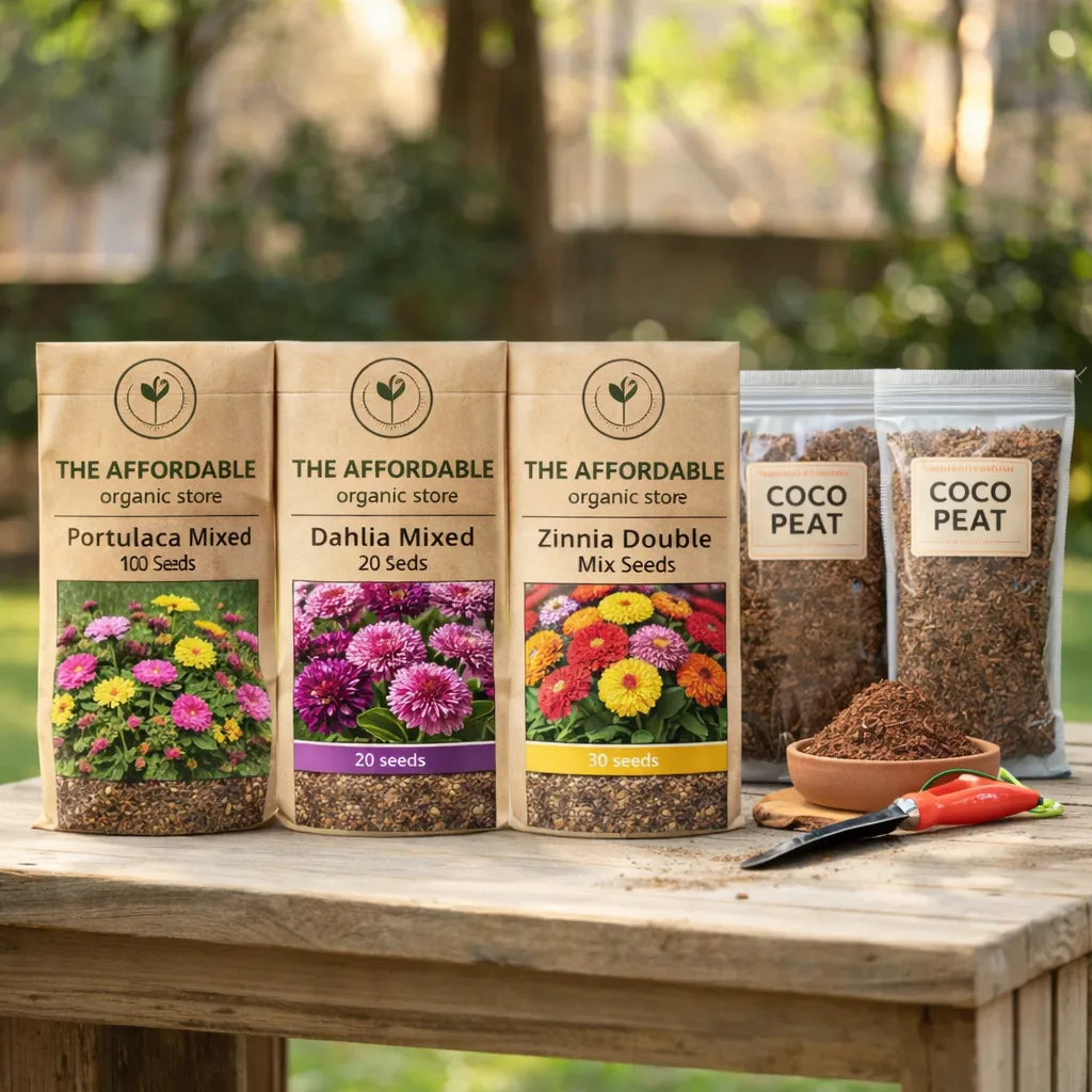 Portulaca Flower Seed Color Mix Combo