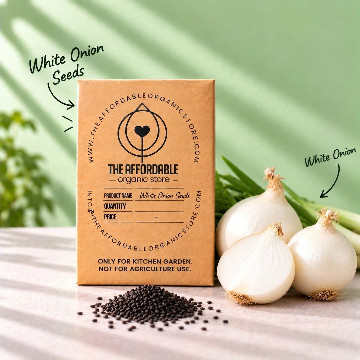 White Onion Seeds (10 Seeds)
