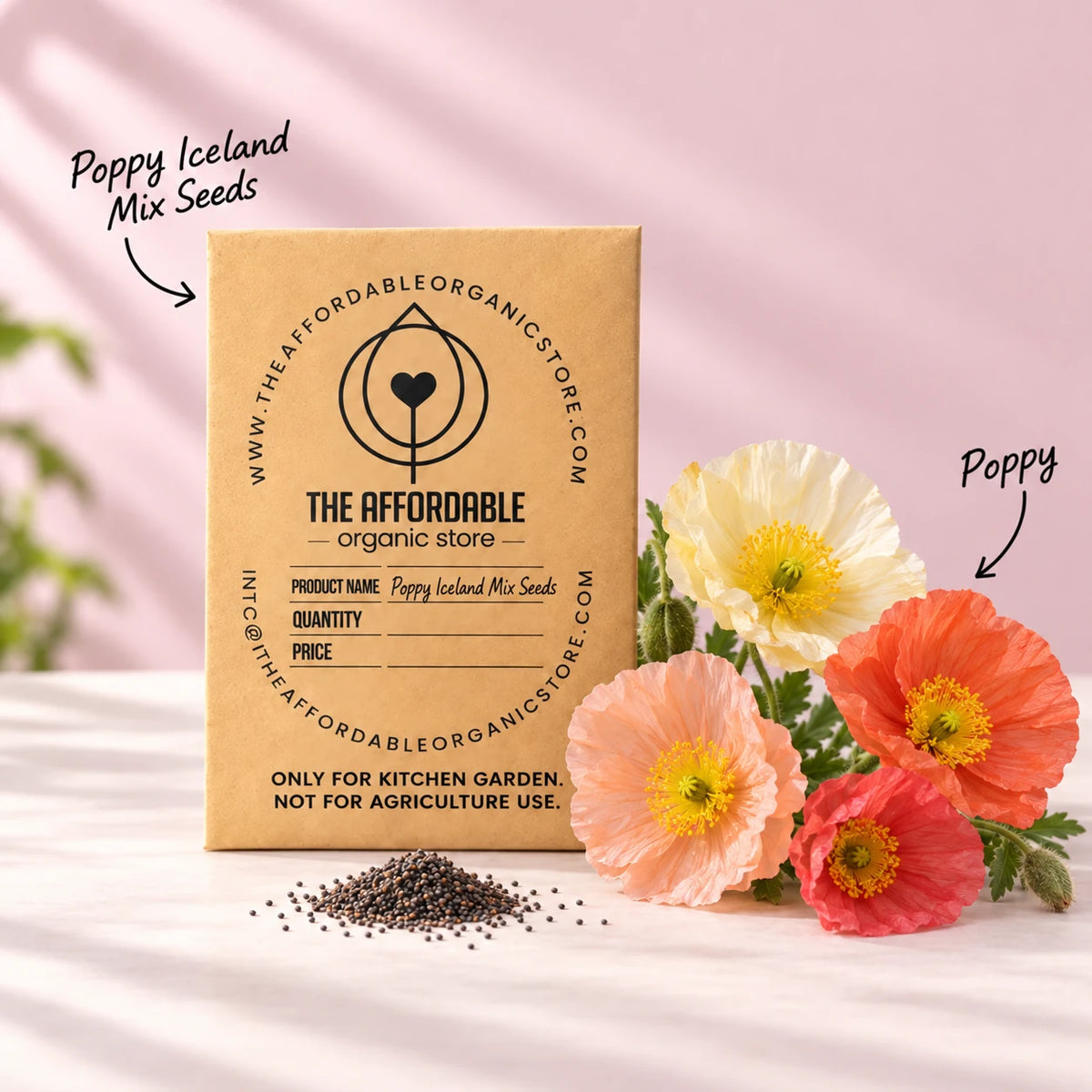 Poppy Iceland Mix Seeds (30 seeds)