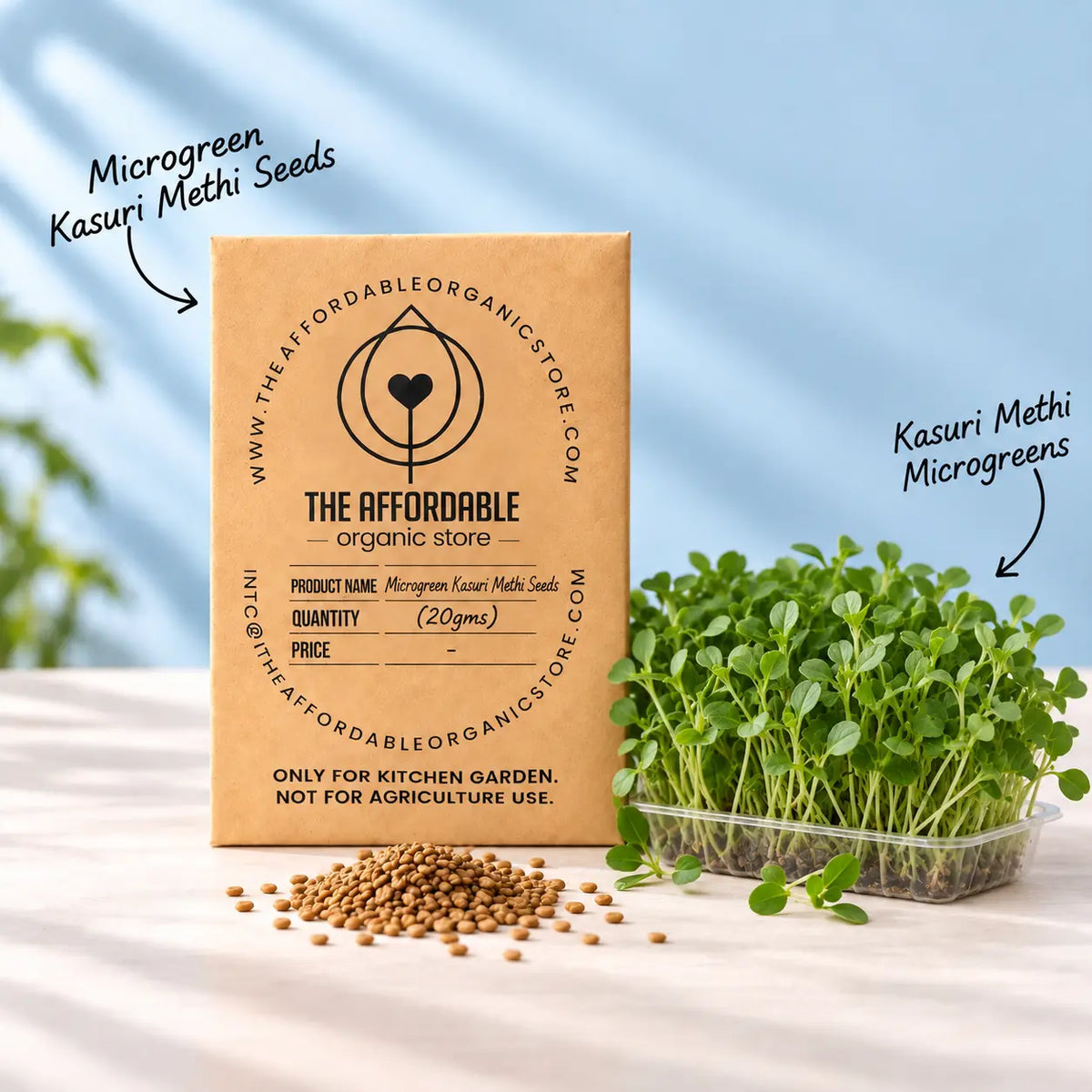 Microgreen Kasuri Methi Seeds (20gms)