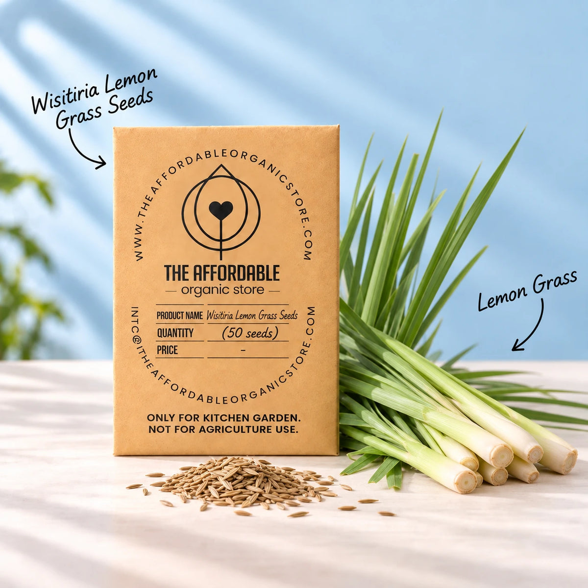 Wisitiria Lemon Grass Seeds (50 seeds)