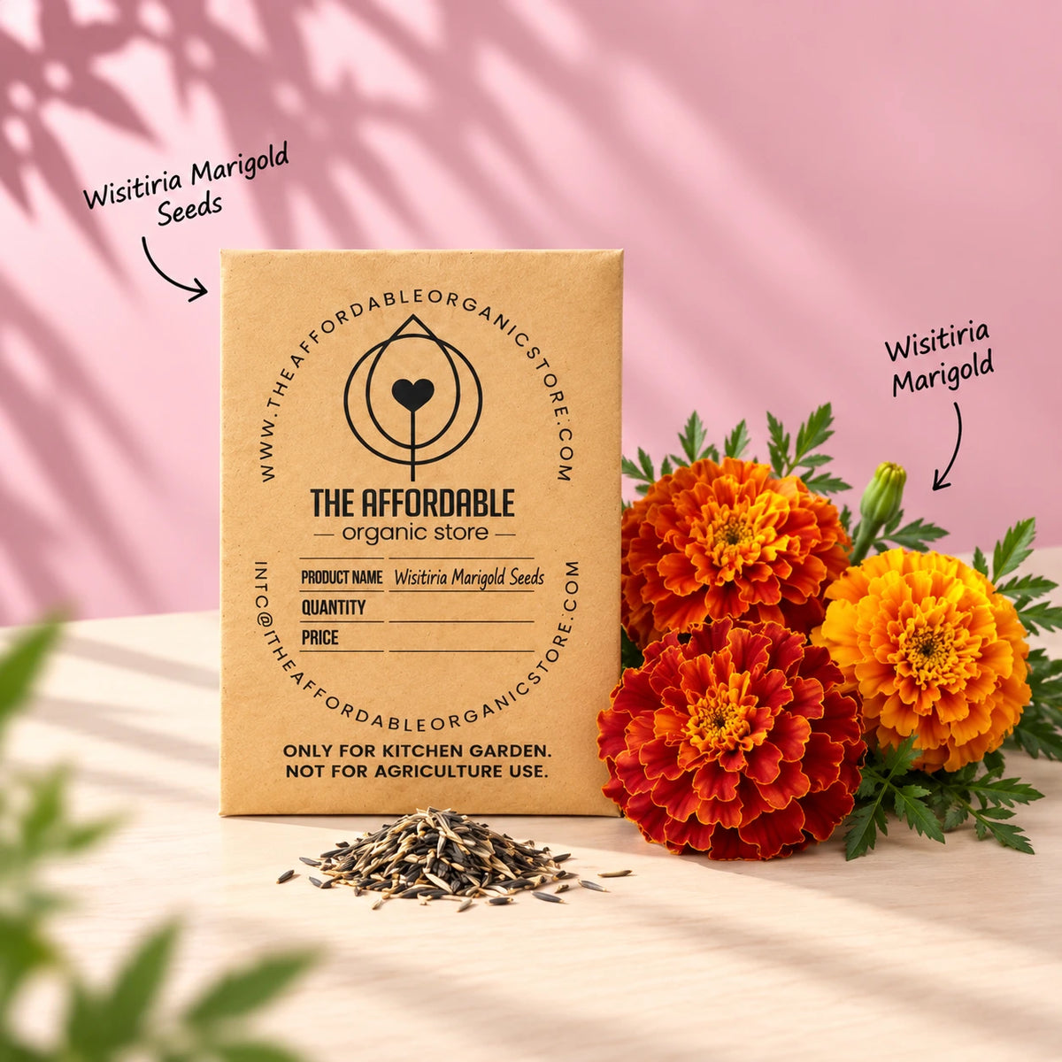 Wisitiria Marigold Seeds (50 seeds)
