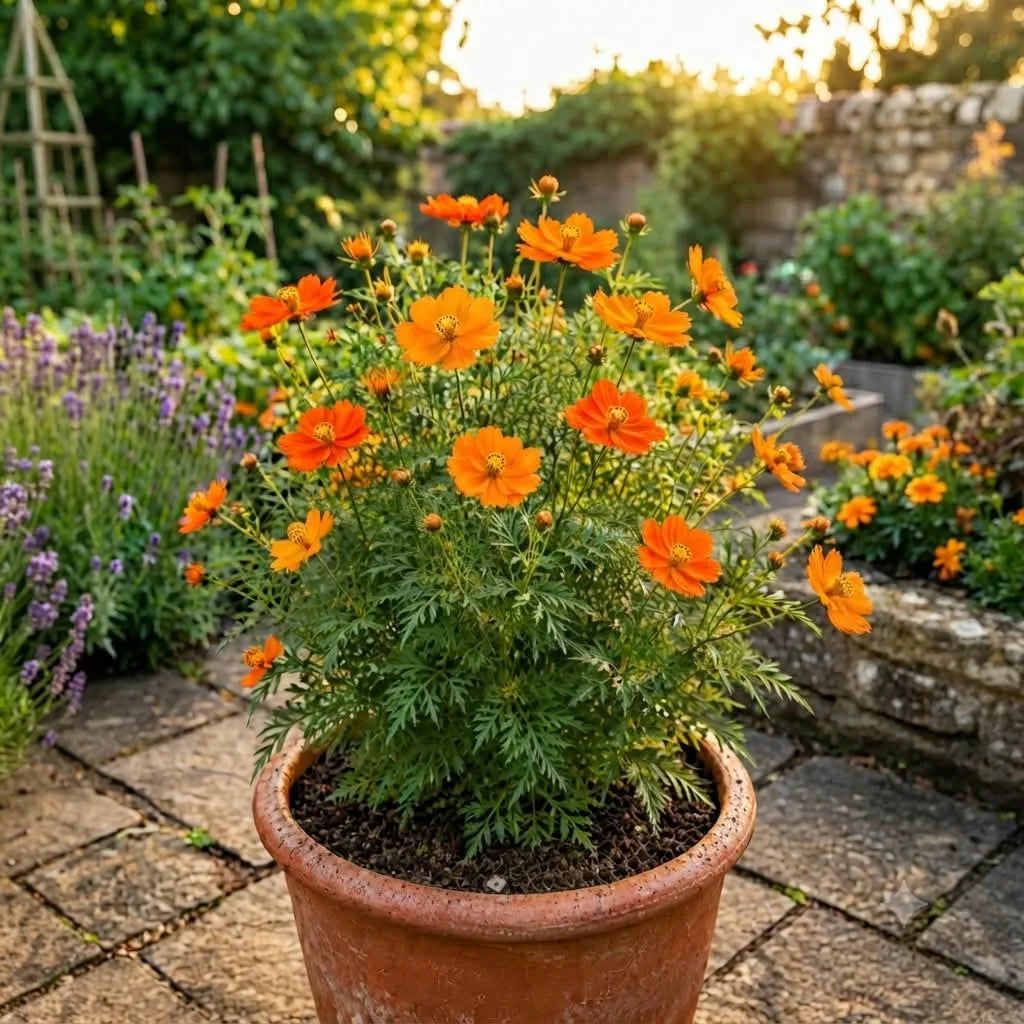 Cosmos Orange Seeds (10 seeds)