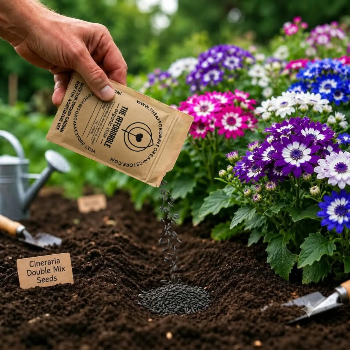 Cineraria Double Mix Seeds (10 seeds)