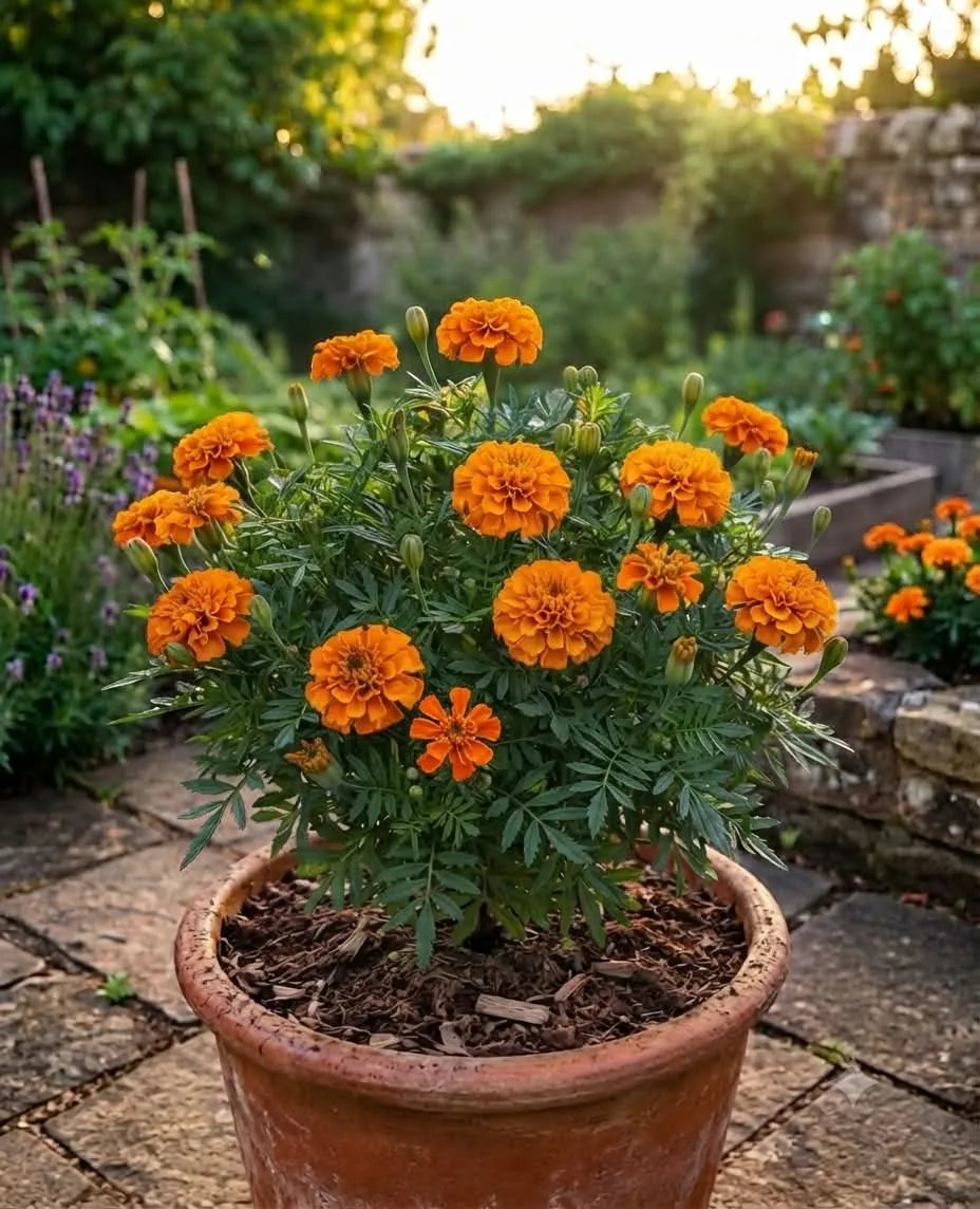 French Orange Marigold Seeds (10 seeds)