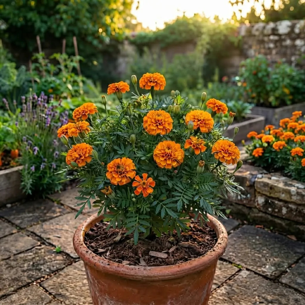 French Orange Marigold Seeds (10 seeds)
