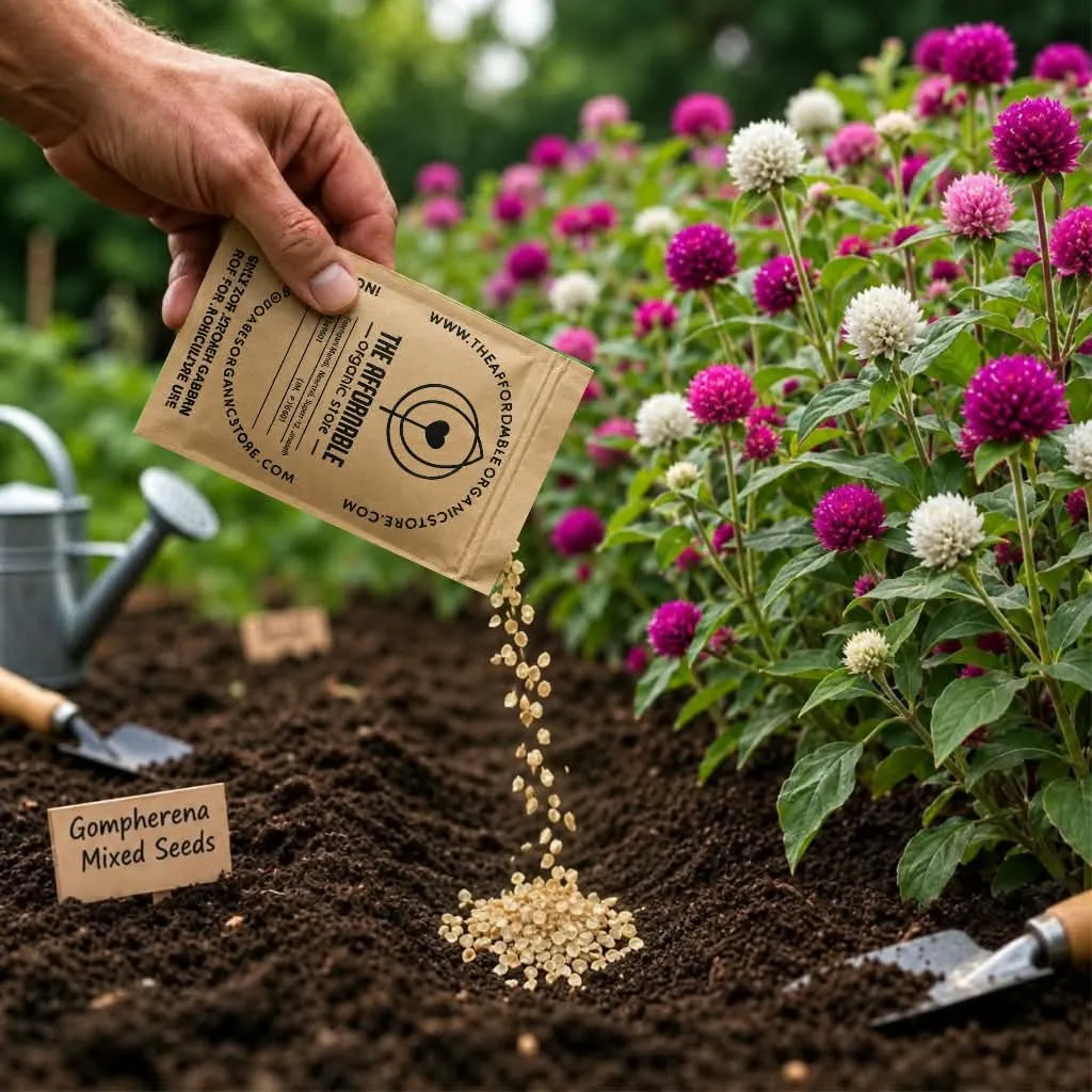 Gompherena Mixed Seeds (10 seeds)