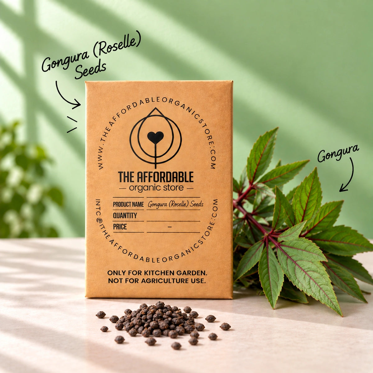 Gongura (Roselle) Seeds (10 seeds)