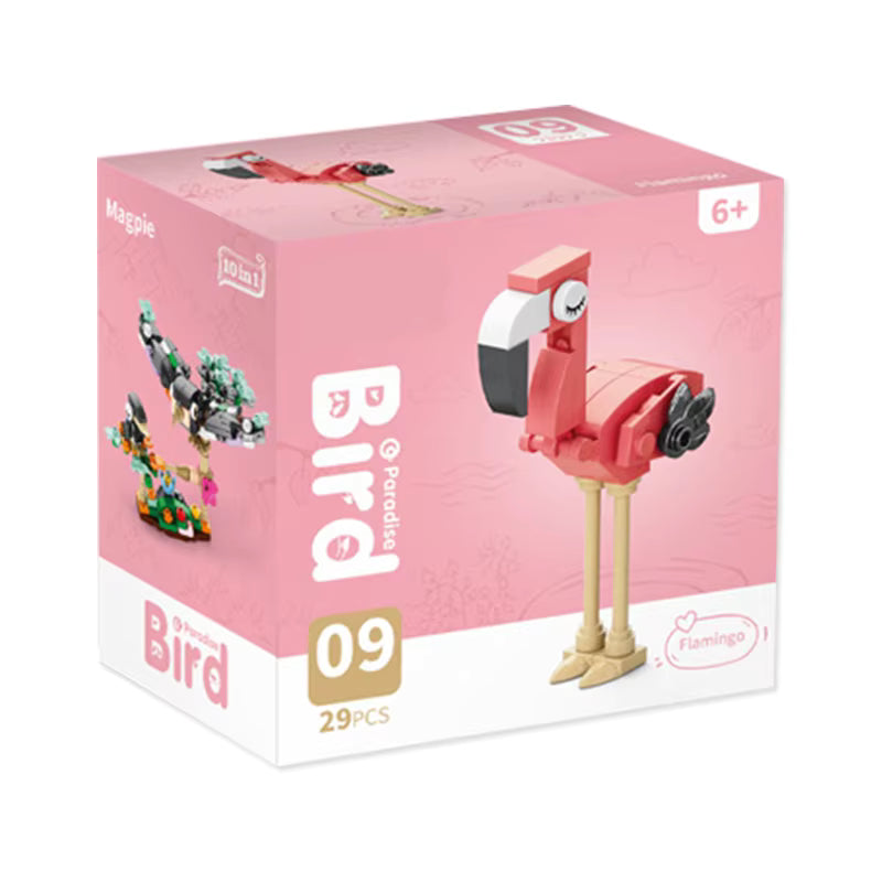 A pack of the Flamingo Building block set