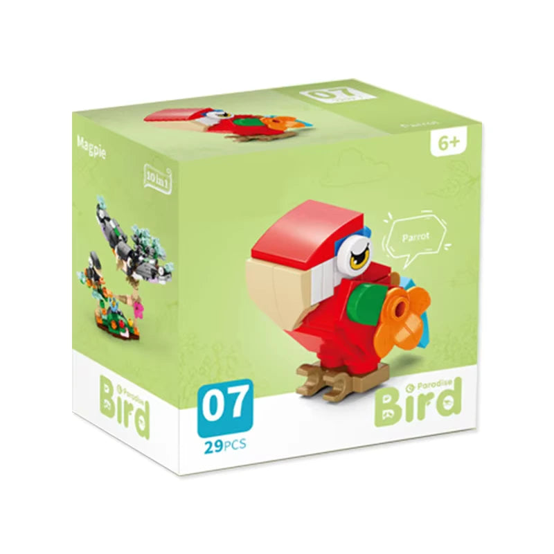 A pack of the Parrot Building block set