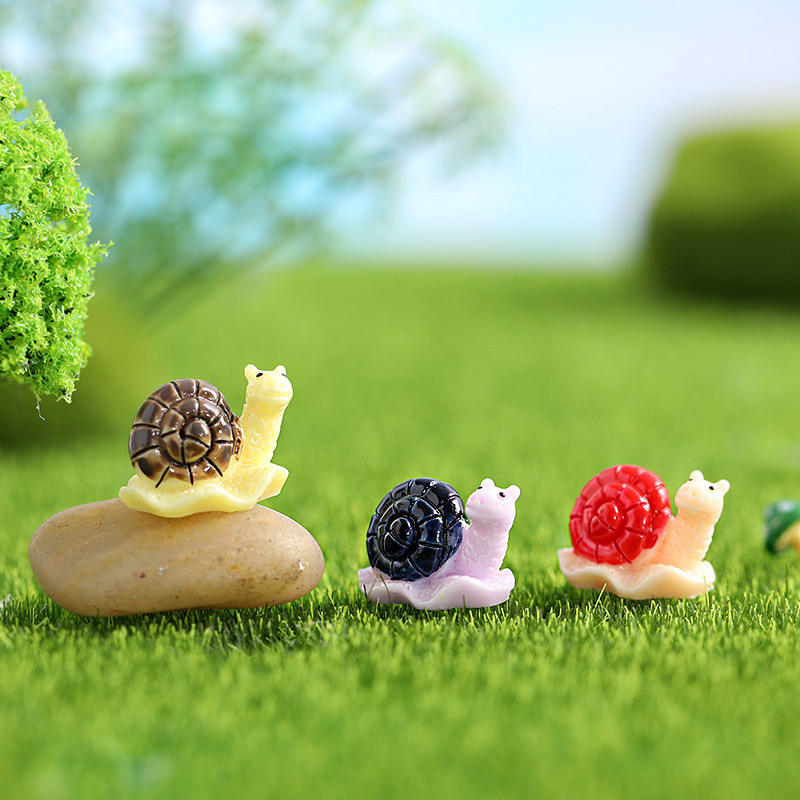 Miniature Snails for Fairy Gardens