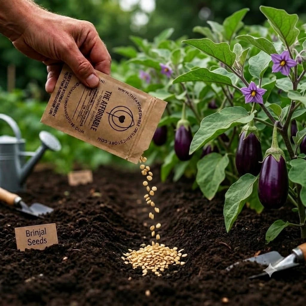 Brinjal Seeds (12 seeds)