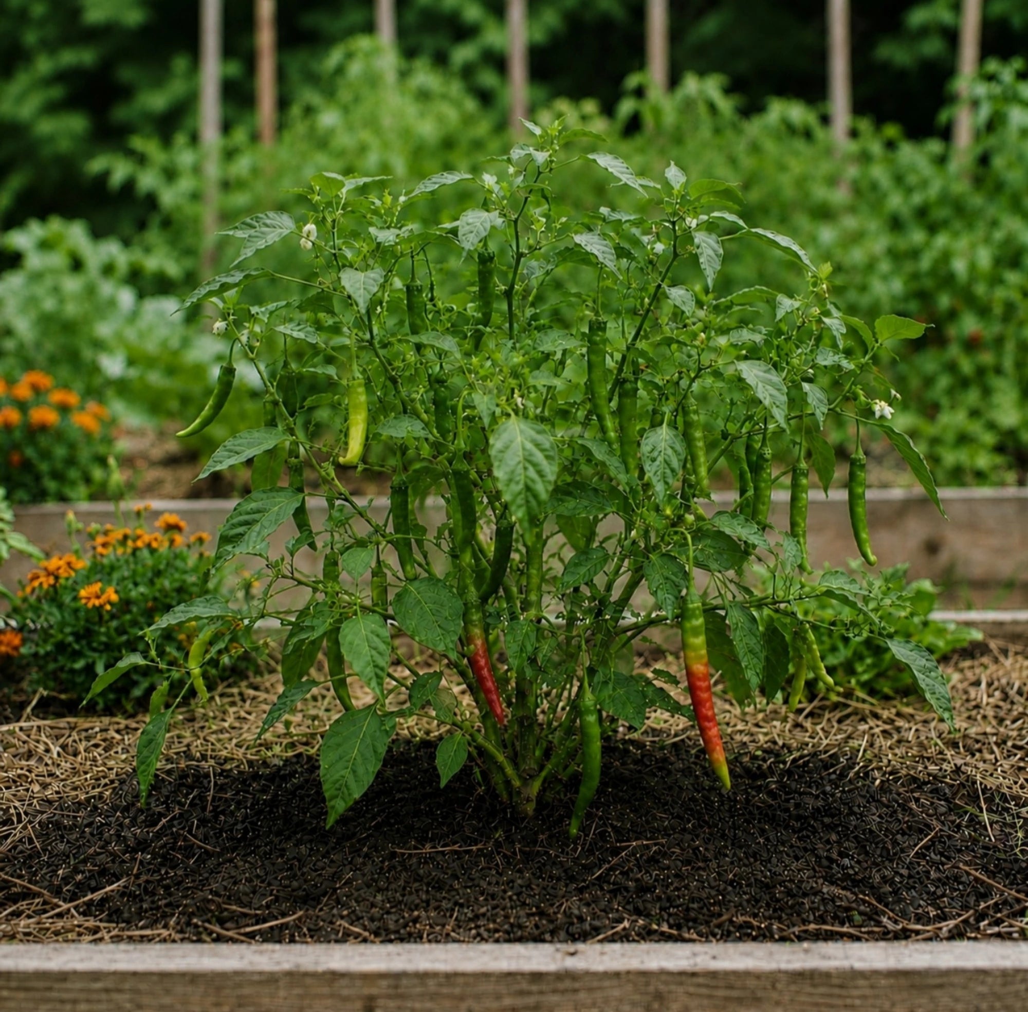 Chilli Long Green Seeds (20 seeds)