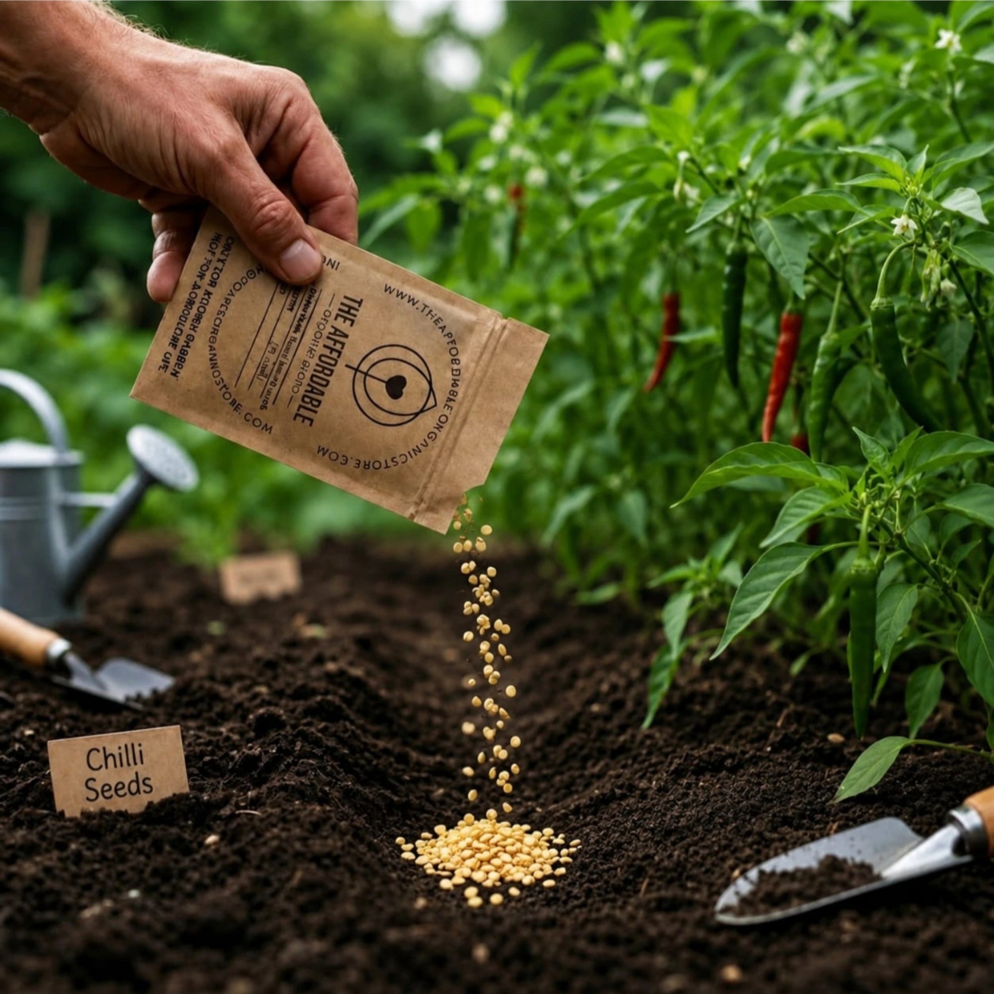 Chilli Long Green Seeds (20 seeds)