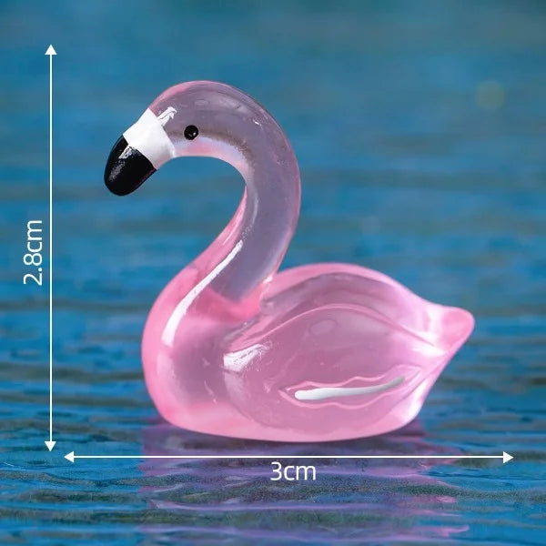 Miniature Glow Swan (1Pc)