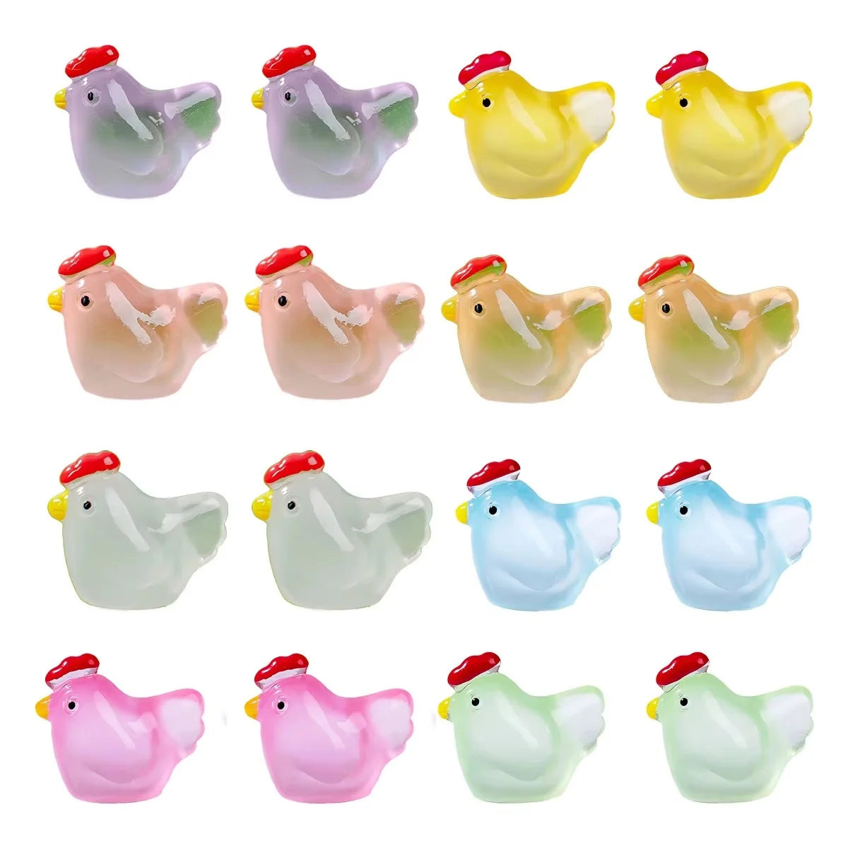 Miniature Glow Hen (1Pc)