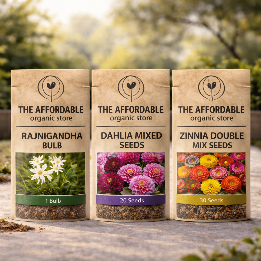rajnigandha flower seeds Rajnigandha Fragrant Bloom Combo – The Affordable Organic Store