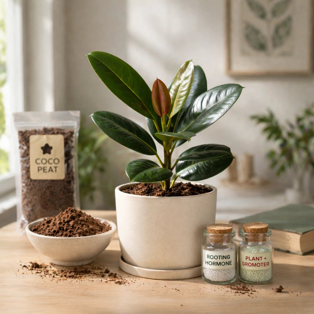 Rubber Plant Care Combo