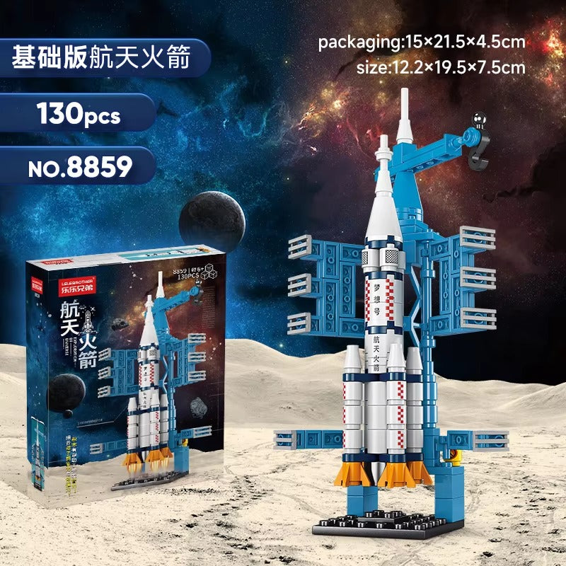 Model of a space rocket building block