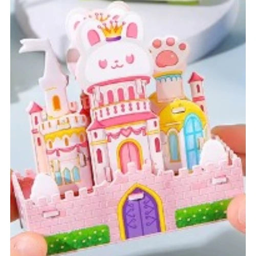 Puzzle of the Magical Kitty Castle 3D Puzzle