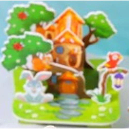 Puzzle of the Enchanted Treehouse 3D Puzzle